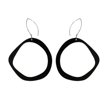 Retro hoops in black
