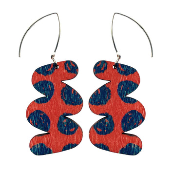 Zigzag small earrings