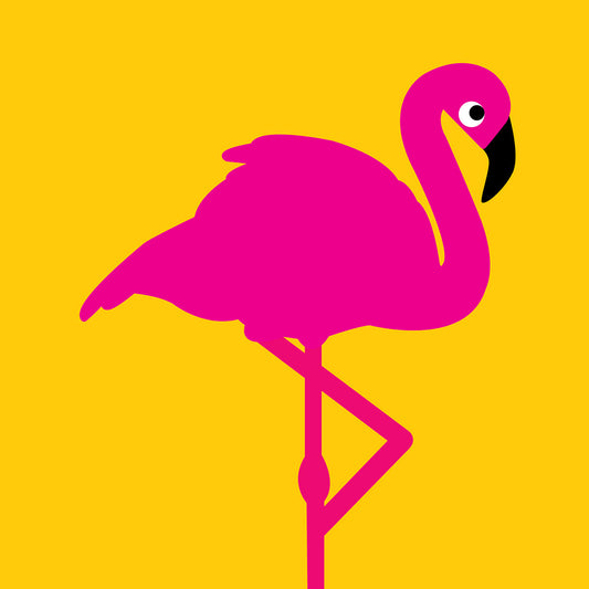 Flamingo card