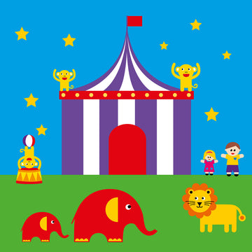 Circus card