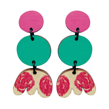 Tulip 3 piece earrings