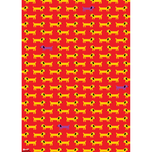 Sausage Dog wrapping paper