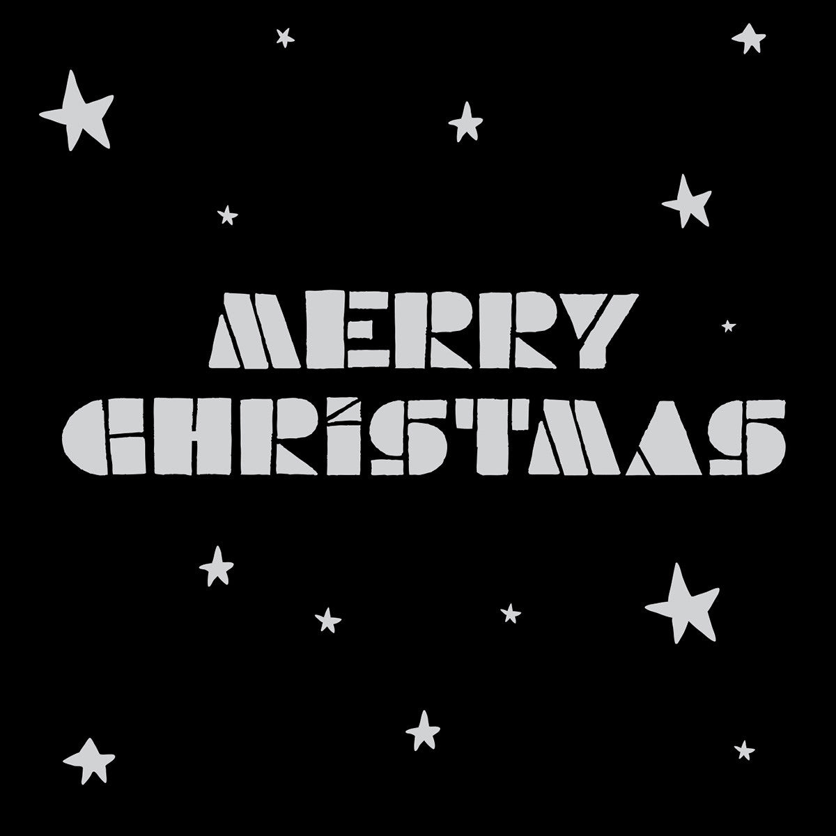 Silver Christmas card