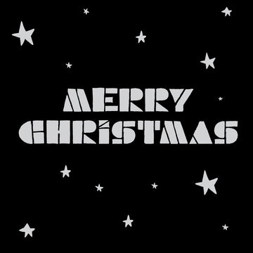 Silver Christmas card