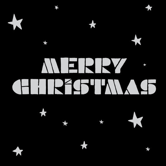 Silver Christmas card