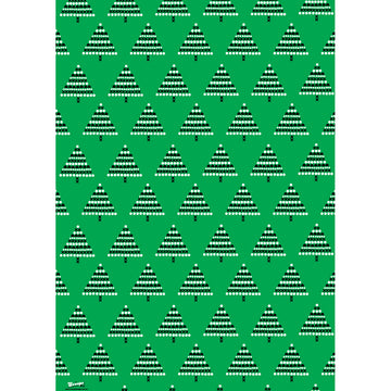 Christmas tree wrappping paper