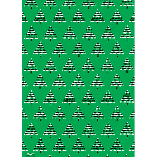 Christmas tree wrappping paper