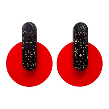 Fireworks Lollipop Earrings