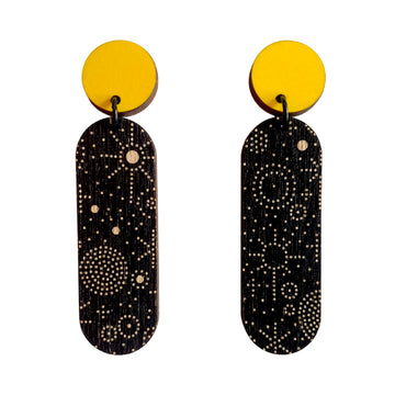 Fireworks line Earrings