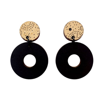 Fireworks Small Circle Earrings