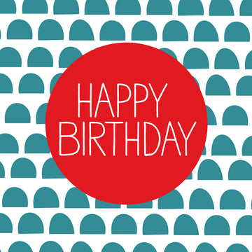 Nordic design Happy Birthday card