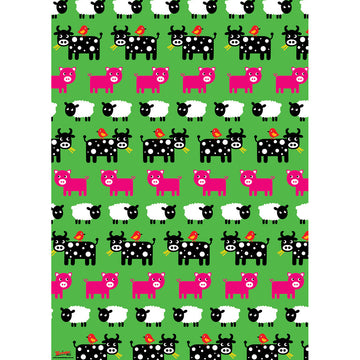 Farm wrapping paper