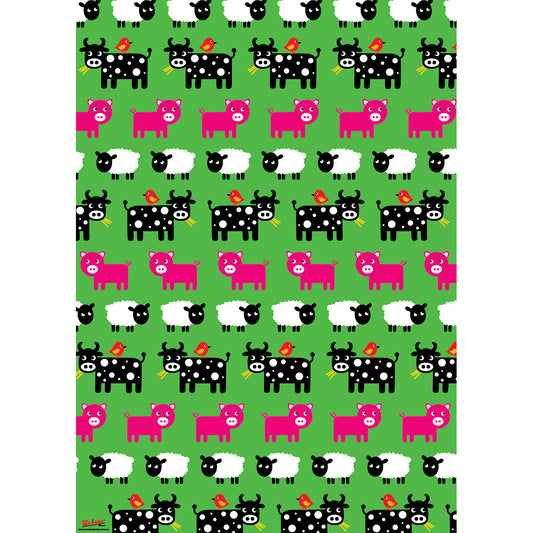 Farm wrapping paper