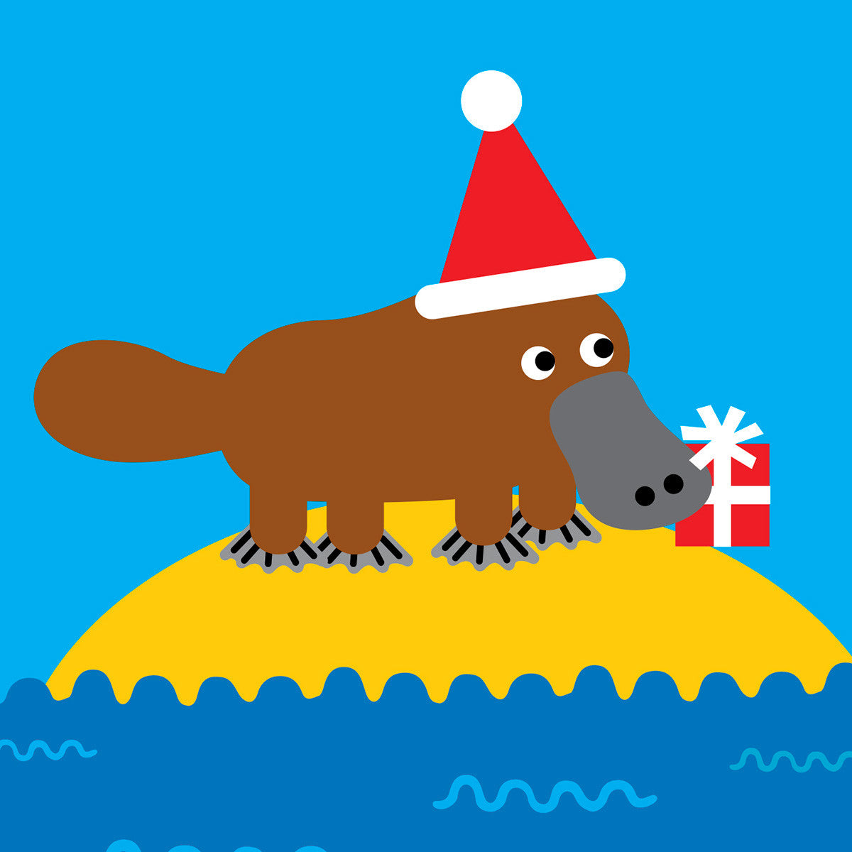 Platypus Christmas card