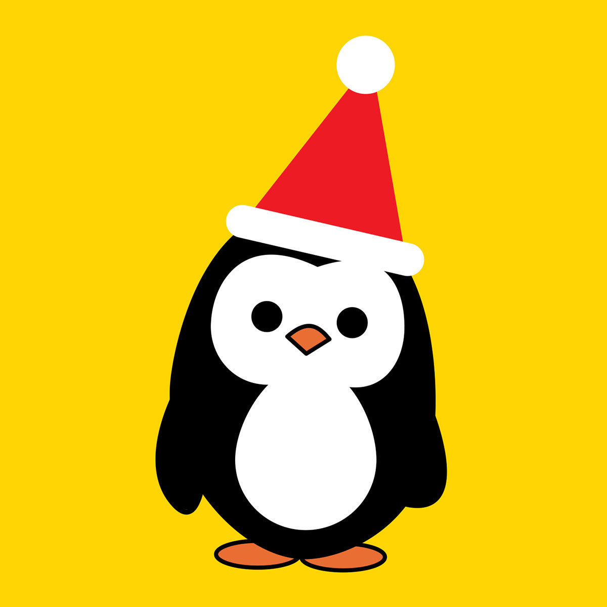 Mr Penguin Christmas card